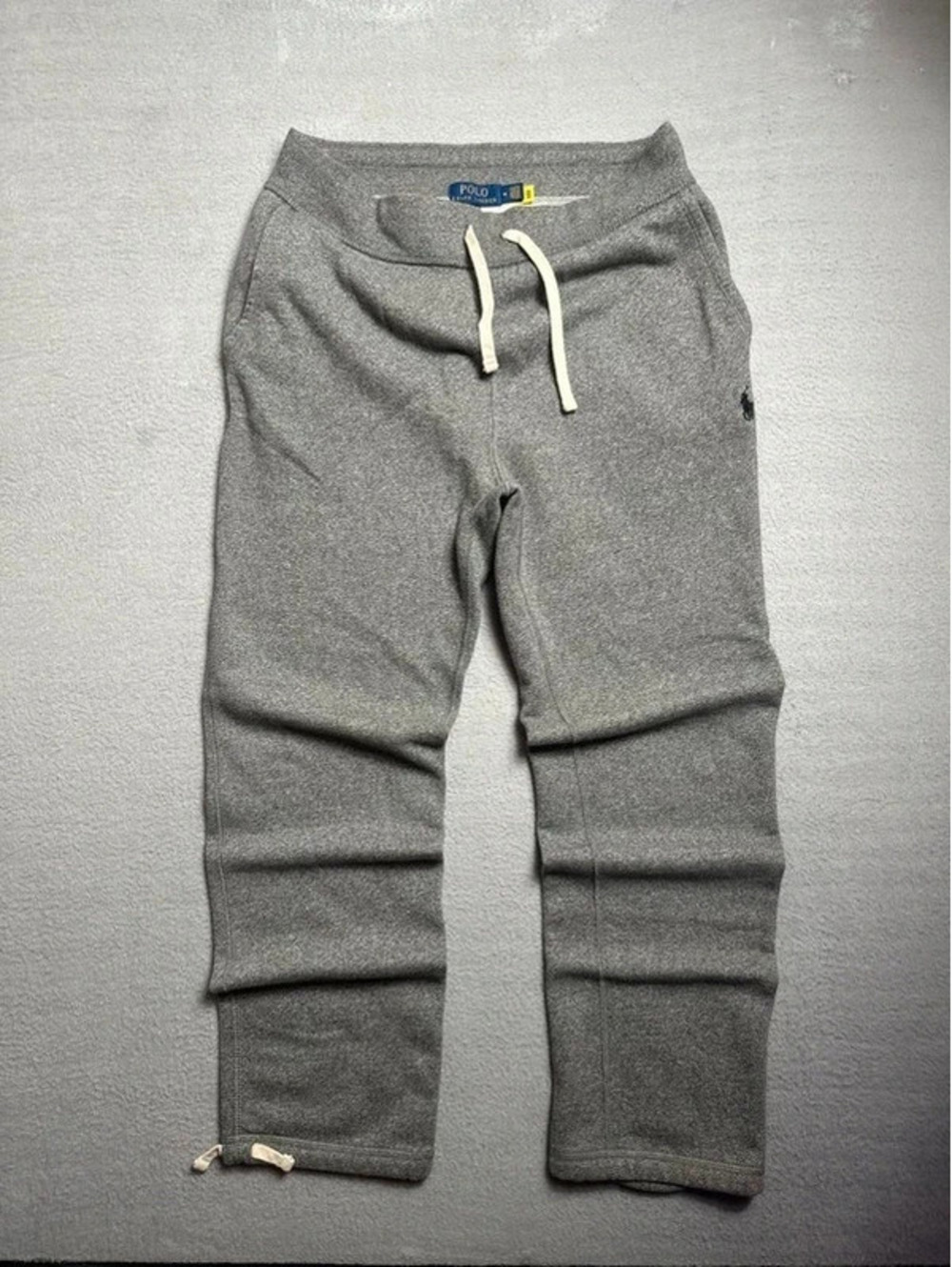 Polo Ralph Lauren Gray Trousers Sweatpants tagged Size M Fleece Pony Logo